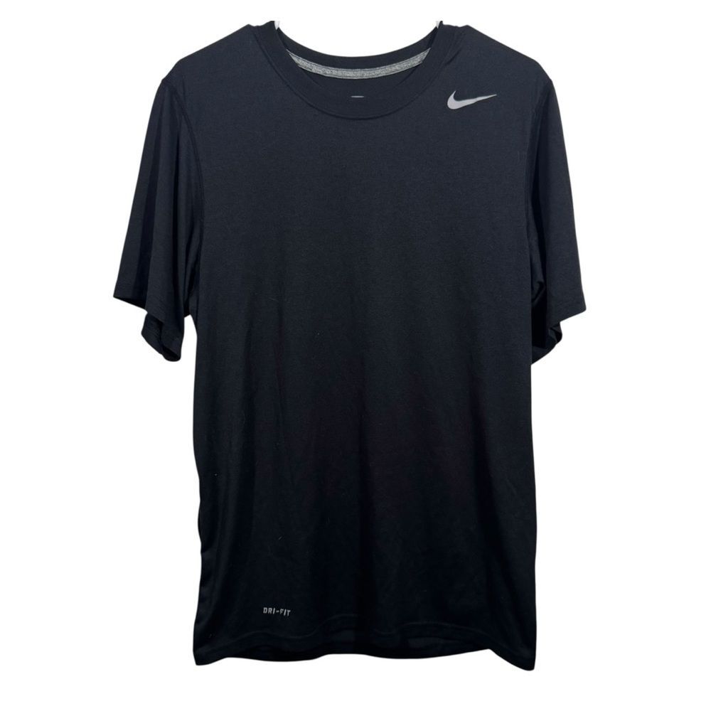 Nike Black Dri-Fit Short Sleeve Athletic T-Shirt